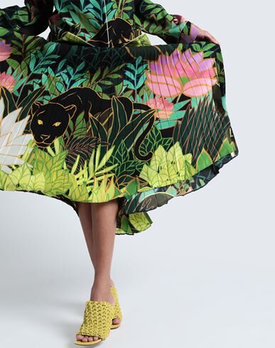 Valentino Long Skirts In Blue