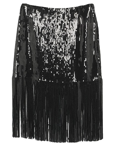 L' AUTRE CHOSE Midi skirt Black 100% Polyester