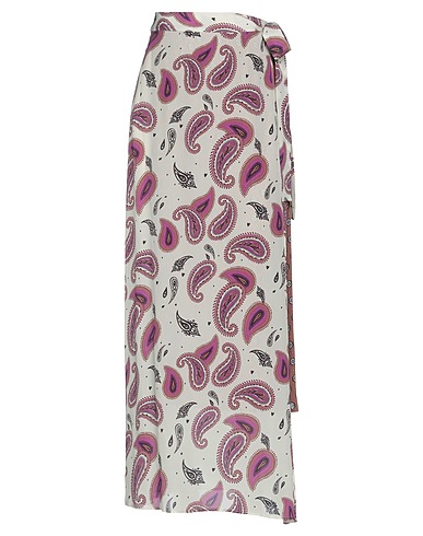 EMMA & GAIA Long skirt Ivory 100% Viscose
