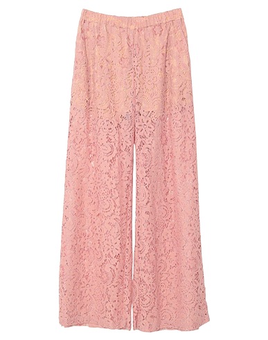 SEMICOUTURE Casual trouser Pink 40% Cotton, 30% Viscose, 30% Polyamide