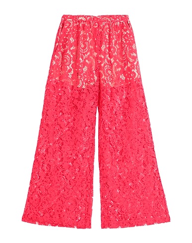 SEMICOUTURE Casual trouser Red 40% Cotton, 30% Viscose, 30% Polyamide