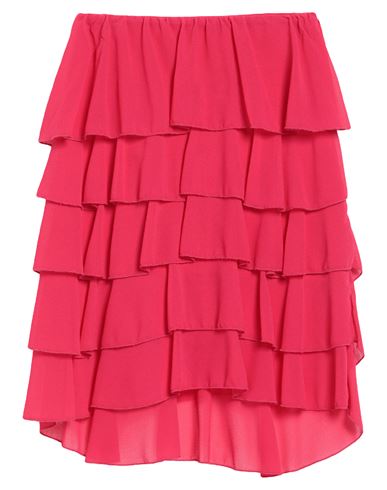 Soallure Midi Skirts In Pink