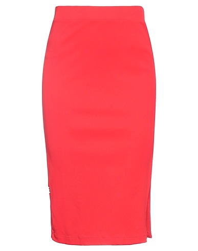 JIJIL Midi skirt Red 98% Polyamide, 2% Elastane