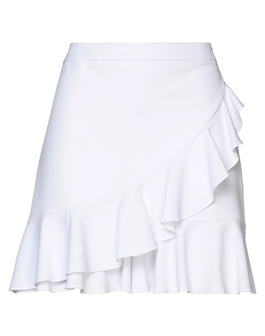 BOUTIQUE MOSCHINO Shorts & Bermuda White 96% Polyester, 4% Elastane