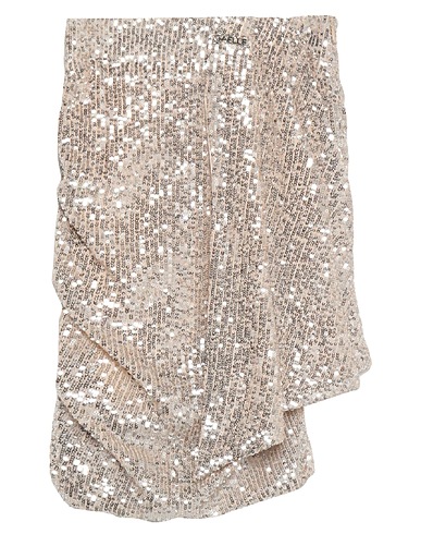 GAëLLE Paris Mini skirt Beige 93% Polyester, 7% Elastane