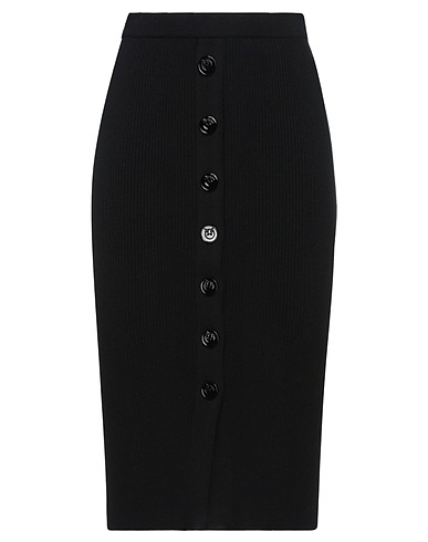 PINKO Midi-Rock Schwarz 87% Viskose, 13% Polyester