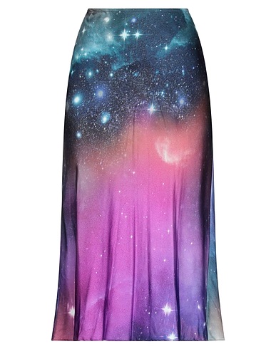 PINKO Midi skirt Blue 97% Viscose, 3% Elastane