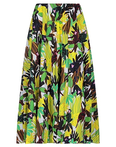 VALENTINO GARAVANI Midi skirt Green 100% Cotton