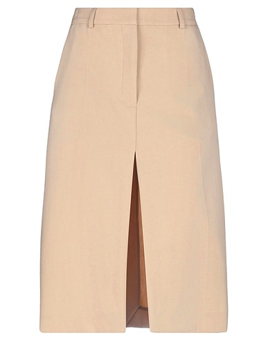 STELLA McCARTNEY Midi skirt Beige 100% Wool