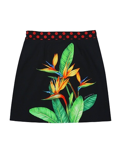 DOLCE&GABBANA Skirt Black 97% Cotton, 3% Elastane