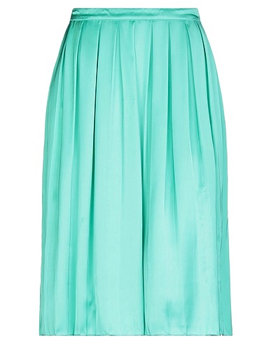 PLAN C Midi skirt Emerald green 100% Viscose