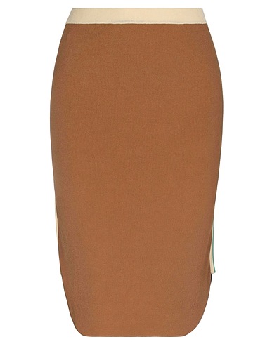 JEI'S by LETIZIA DENARO Gonna midi Cammello 85% Viscosa, 15% Elastan