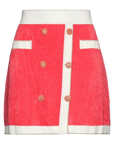 ELISABETTA FRANCHI Minigonna Corallo 37% Cotone, 35% Poliammide, 28% Viscosa, Poliestere, Metallo