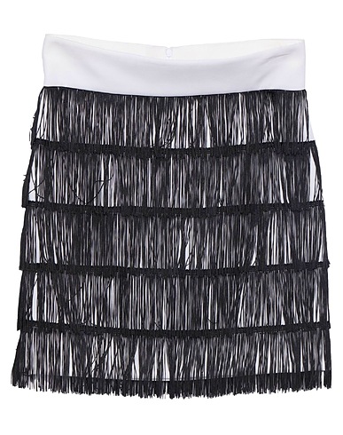 ALBERTA TANZINI Mini skirt White 90% Polyester, 10% Elastane