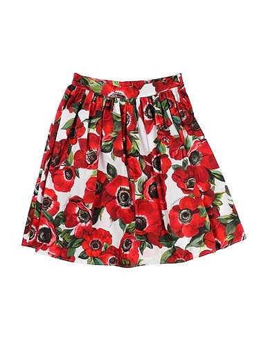 DOLCE & GABBANA Skirt Red 100% Cotton