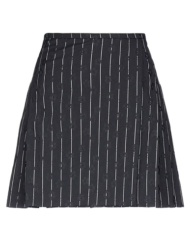 McQ Alexander McQueen Mini skirt Black 39% Polyester, 30% Wool, 29% Viscose, 2% Acetate