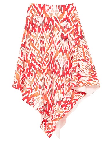 CHIARA BONI LA PETITE ROBE Gonna midi Rosso 72% Poliammide, 28% Elastan