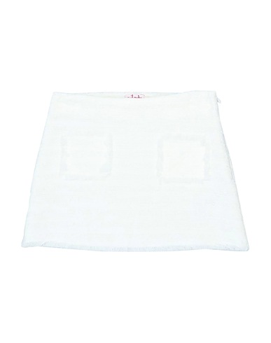 IL GUFO Skirt White 90% Cotton, 10% Polyamide