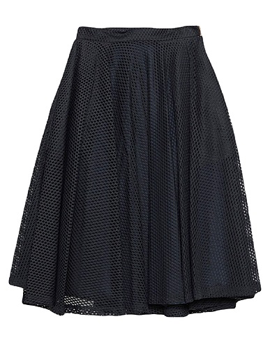 THOM BROWNE Midi skirt Midnight blue 100% Polyamide