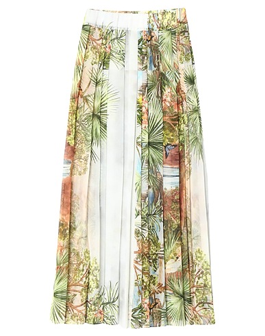 ALTEA Midi skirt Light green 100% Polyester