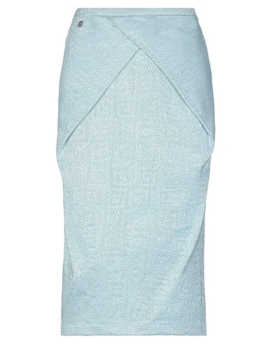 MANILA GRACE Midi skirt Light green 55% Polyester, 42% Cotton, 3% Elastane