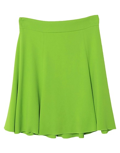 DOLCE&GABBANA Mini skirt Lime green 51% Viscose, 46% Acetate, 3% Elastane