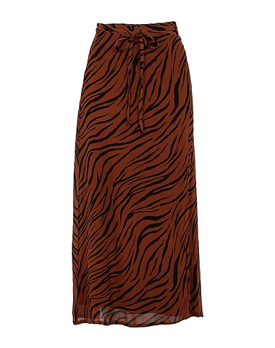 FAITHFULL Midi skirt JANINE SKIRT
 Brown 100% Viscose
