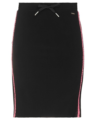 ARMANI EXCHANGE Mini skirt Black 95% Polyester, 5% Elastane