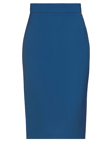 TWINSET Midi skirt Blue 100% Polyester