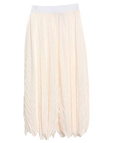 EMPORIO ARMANI Midi skirt White 100% Polyester, Elastane, Polyamide
