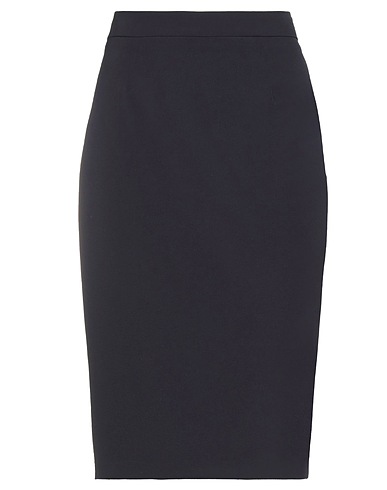 LIU •JO Midi skirt Midnight blue 88% Polyester, 12% Elastane
