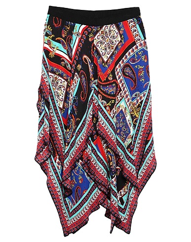 ALICE + OLIVIA Midi-Rock Rot 100% Viskose