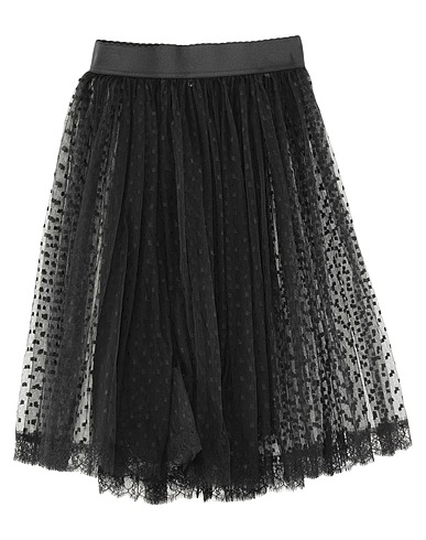 DOLCE&GABBANA Midi skirt Black 67% Polyamide, 28% Cotton, 5% Viscose
