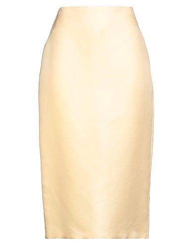 ERMANNO SCERVINO Midi skirt GIALLO PASTELLO 66% Silk, 34% Cotton