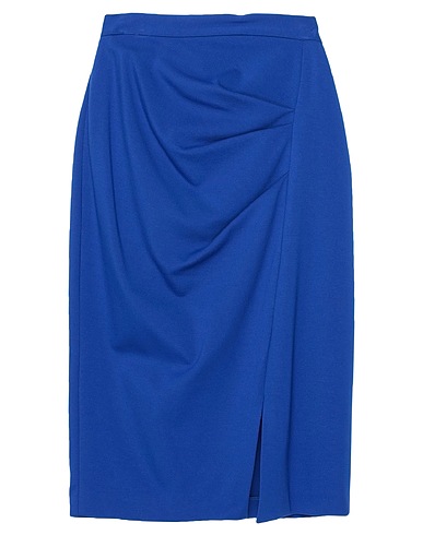 PINKO Gonna midi Blu 65% Viscosa, 30% Poliammide, 5% Elastan