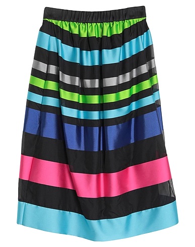 EMPORIO ARMANI Midi skirt Black 52% Silk, 35% Polyester, 13% Acetate
