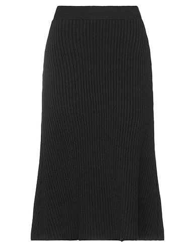 BOTTEGA VENETA ミディ丈スカート ダークブラウン ウール 90% / ナイロン 9% / ポリウレタン 1%