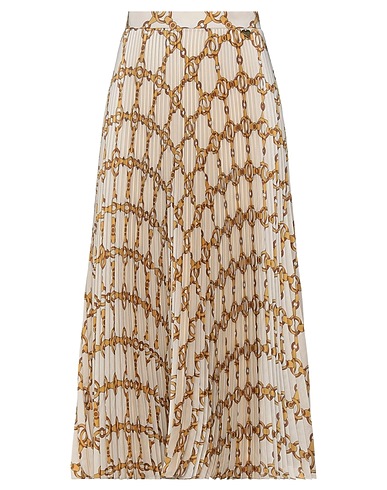 TWINSET Midi skirt Ivory 100% Polyester
