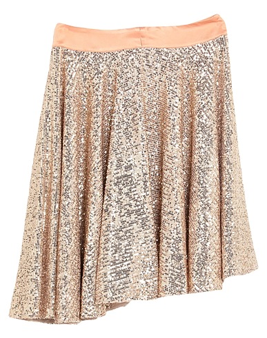 W LES FEMMES by BABYLON Mini skirt Tan 97% Polyamide, 3% Elastane, Acetate, Viscose