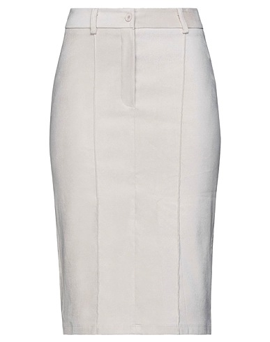 8PM Gonna midi Beige 95% Viscosa, 5% Elastan