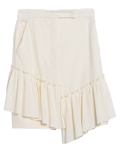 MAX MARA Mini skirt Ivory 100% Virgin Wool