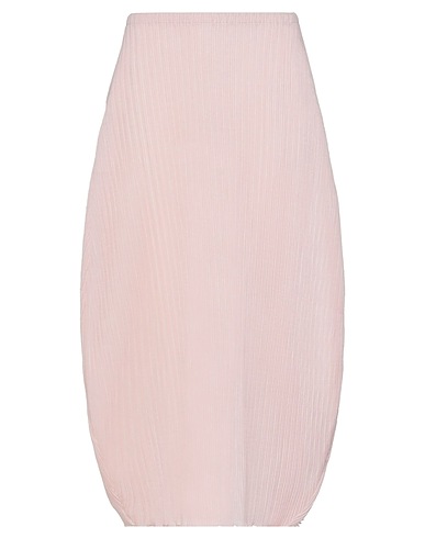 JIL SANDER Midi skirt Pink 97% Polyester, 3% Elastane