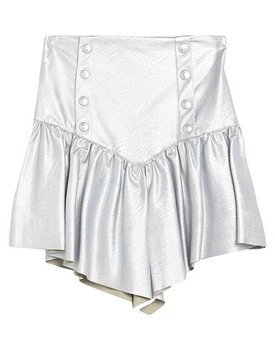ANIYE BY Mini skirt Silver 50% Viscose, 50% Polyurethane