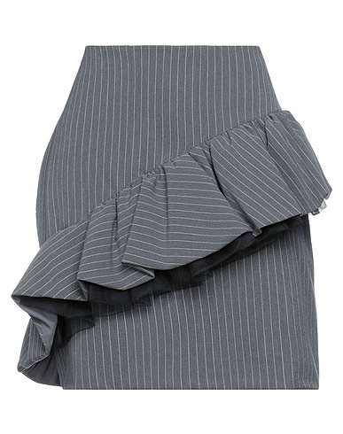 ANIYE BY Mini skirt Grey 63% Polyester, 33% Viscose, 4% Elastane, Polyamide