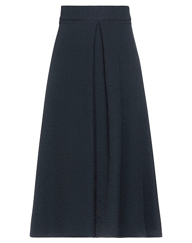ALPHA STUDIO Midi skirt Midnight blue 55% Paper, 32% Polyester, 8% Acrylic, 5% Other Fibres