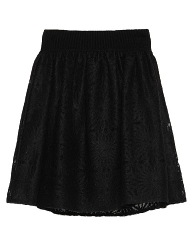 ALBERTA FERRETTI Mini skirt Black 38% Acrylic, 32% Polyamide, 30% Mohair wool, Polyester