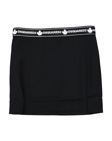 DSQUARED2 Skirt Black 60% Wool, 35% Polyester, 3% Elastane, 2% Nylon
