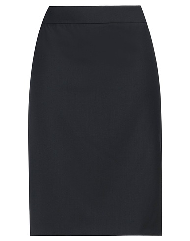 EMPORIO ARMANI Mini skirt Black 98% Virgin Wool, 2% Elastane