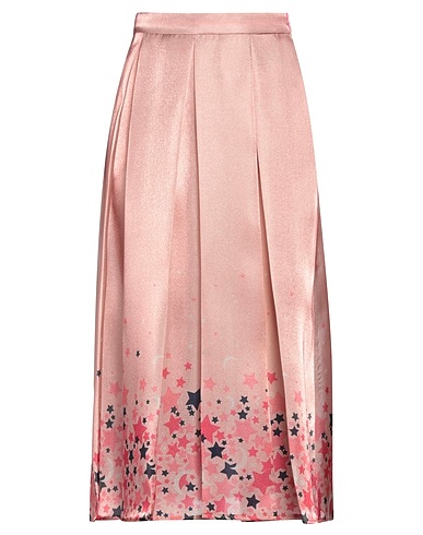 ELISABETTA FRANCHI Midi skirt Pink 100% Polyester