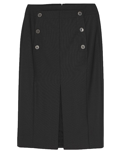 ELEVENTY Gonna midi Nero 53% Poliestere, 44% Lana, 3% Elastan